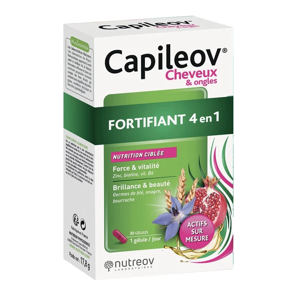 Capileov Fortifiant 4 en 1 cheveux et ongles gélules