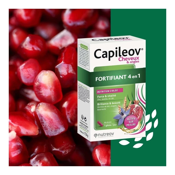 Capileov Fortifiant 4 en 1 cheveux et ongles gélules