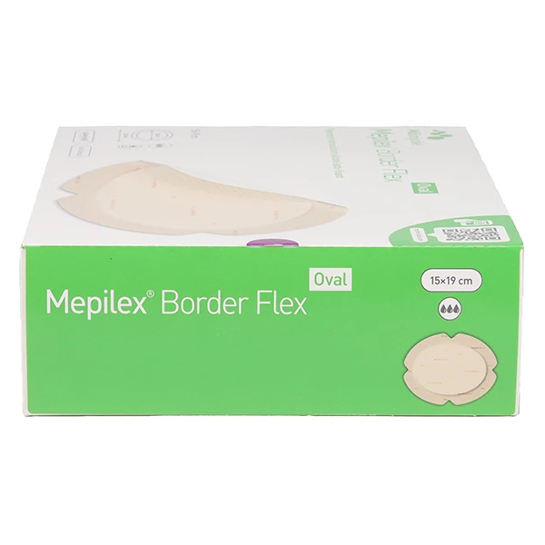 Mepilex Border Flex Oval Pansement hydrocellulaire