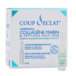 Coup d'éclat Ampoule Collagène marin et peptides anti âge