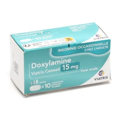 Doxylamine 15 mg Viatris comprimés sécables
