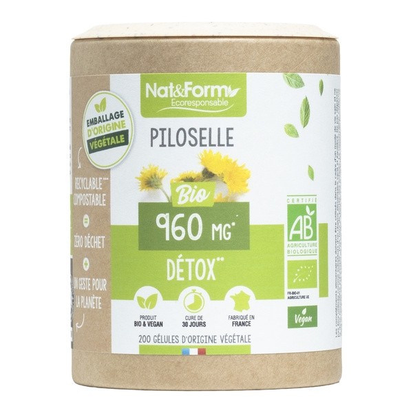 Nat et Form Ecoresponsable Piloselle bio gélules