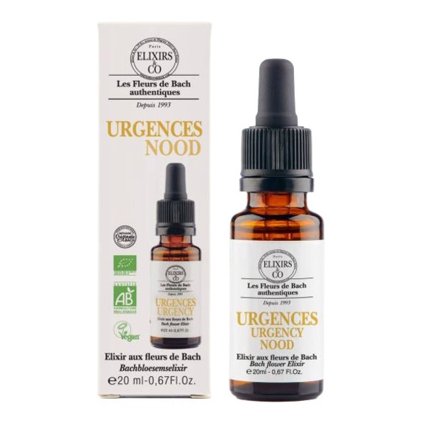 Elixirs and Co Fleurs de Bach Urgences gouttes