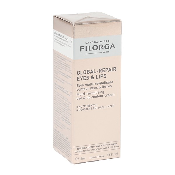 Soin Global-Repair Eyes & Lips De Filorga 15 Ml - Atténuateur De Rides - Neuf