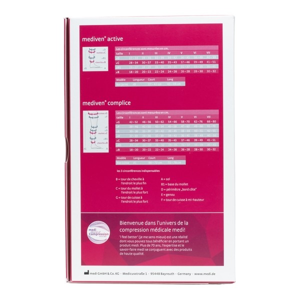 Chaussettes de contention Homme classe 2 Mediven Active Medi