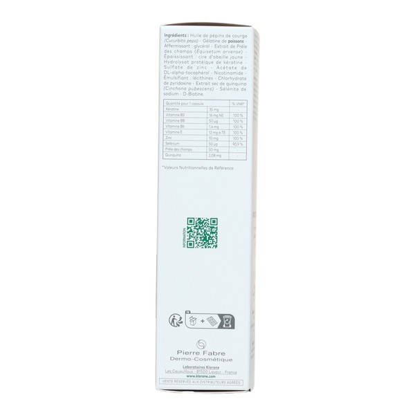 Klorane Antichute Force et Vitalité capsules