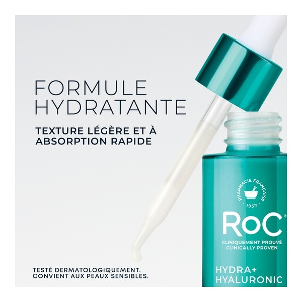 Roc Hydra + Hyaluronic Sérum concentré repulpant intense