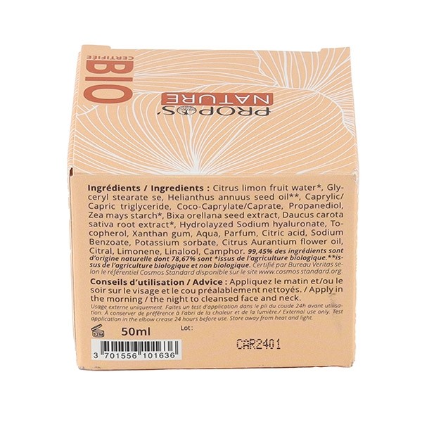 Propos Nature Amou'Roucou crème visage bio