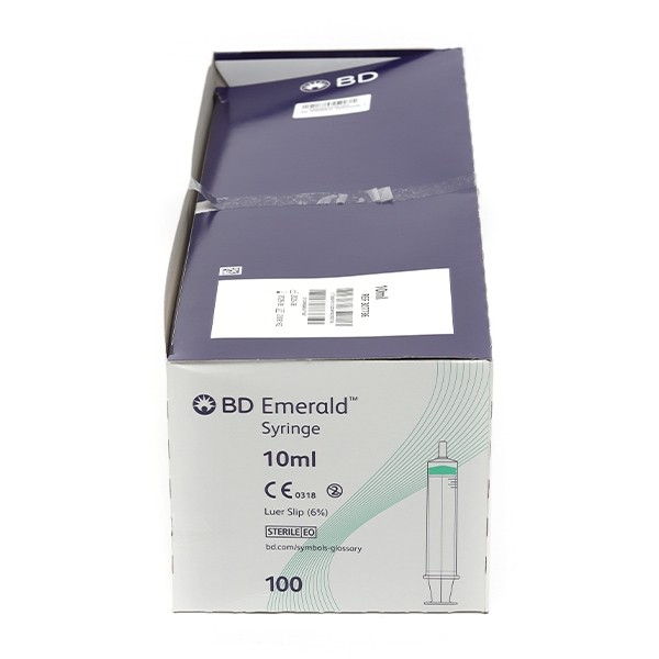 BD Emerald seringues 3 pièces x 100