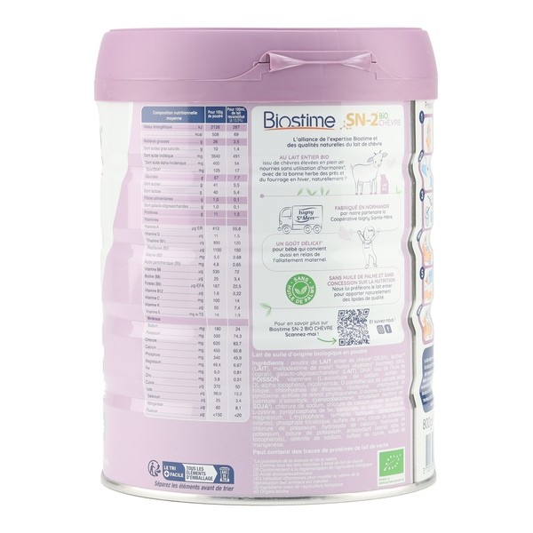 Biostime SN-2 Bio Chèvre lait 2ème âge
