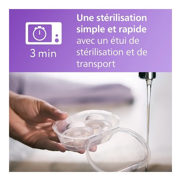 Avent Ultra Start sucette anatomique silicone 0-2 mois