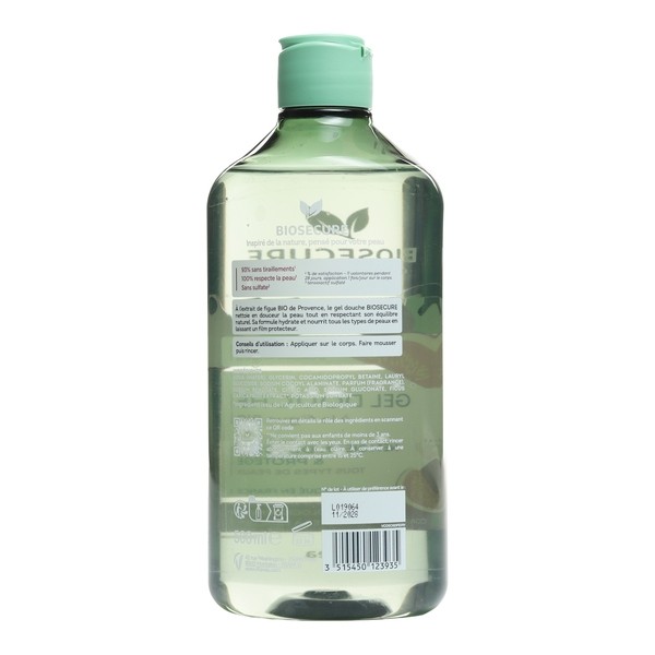 Biosecure Gel douche à la figue bio