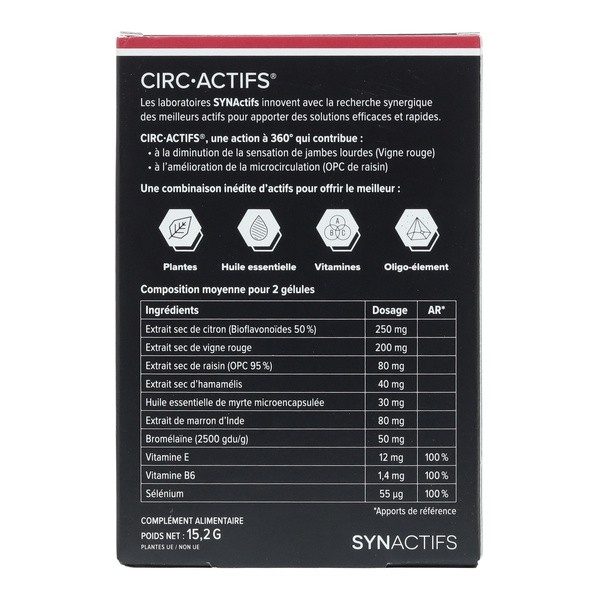 Aragan Circ Actifs gélules