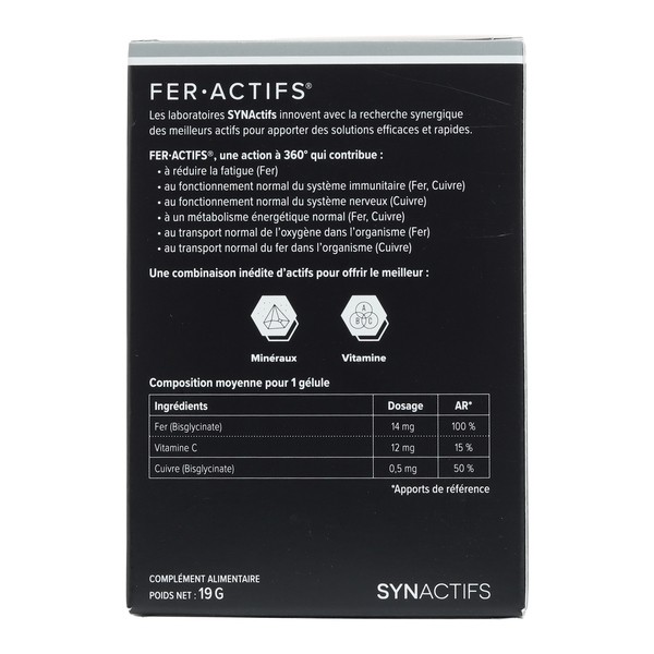 Aragan Fer Actifs gélules