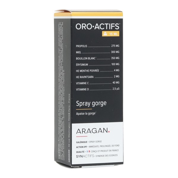Aragan Oro Actifs spray