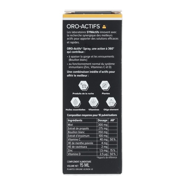 Aragan Oro Actifs spray