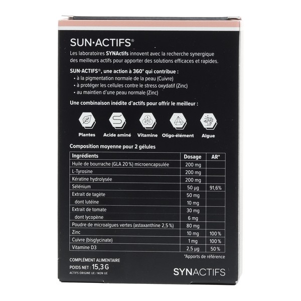 Aragan Sun Actifs gélules