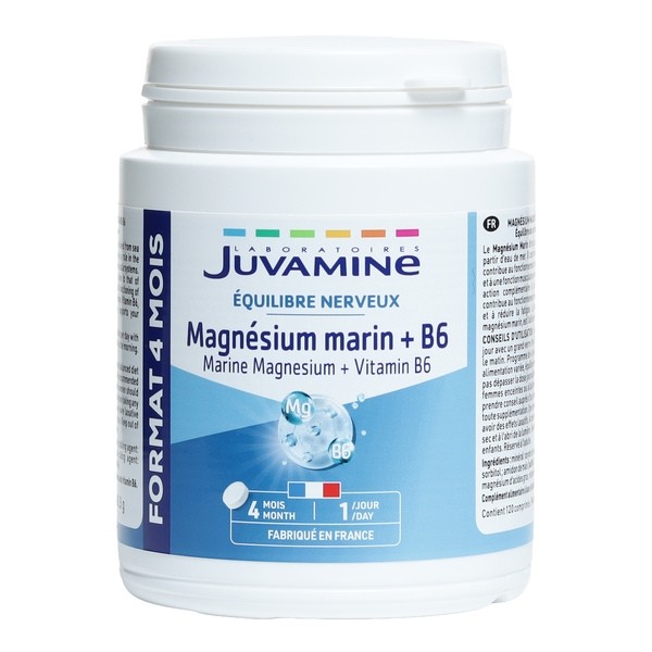 Juvamine Magnésium marin + Vitamine B6 comprimés