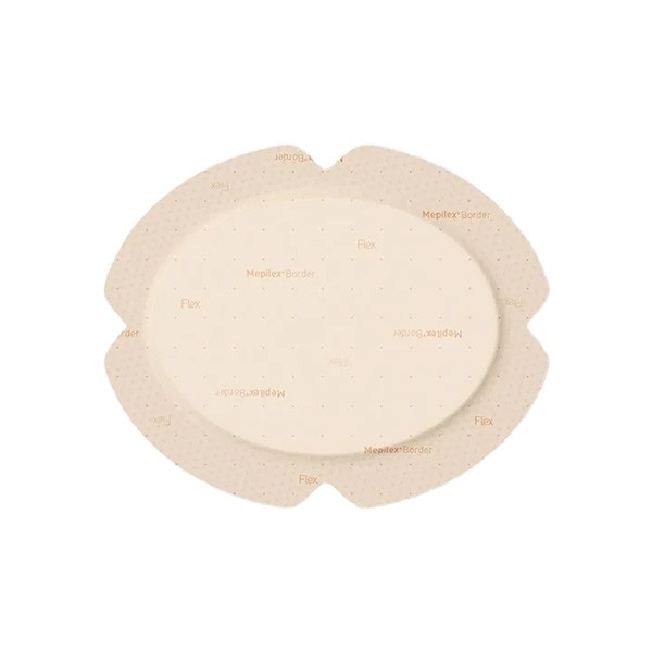 Mepilex Border Flex Oval Pansement hydrocellulaire