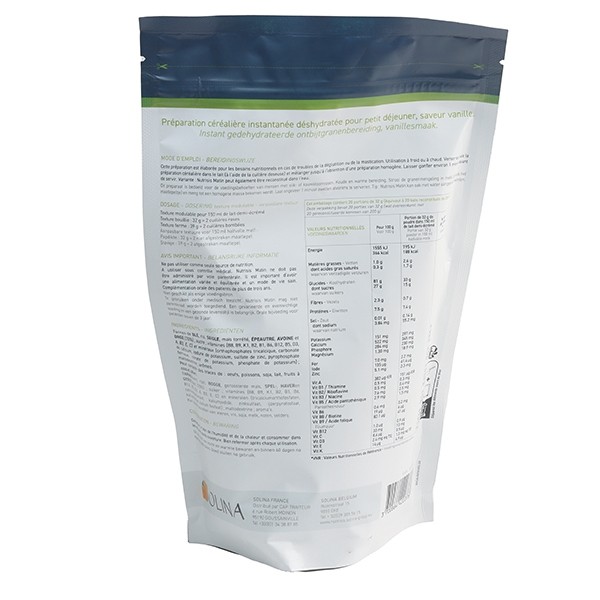 Nutrisis Matin sucré Vanille céréales