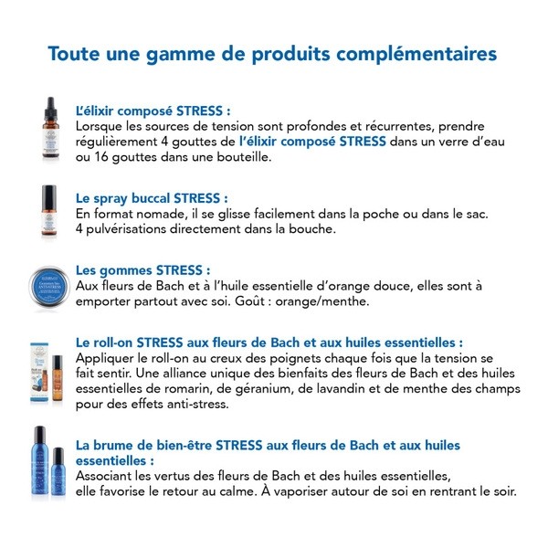 Elixirs and Co Fleurs de Bach Stress gouttes Bio