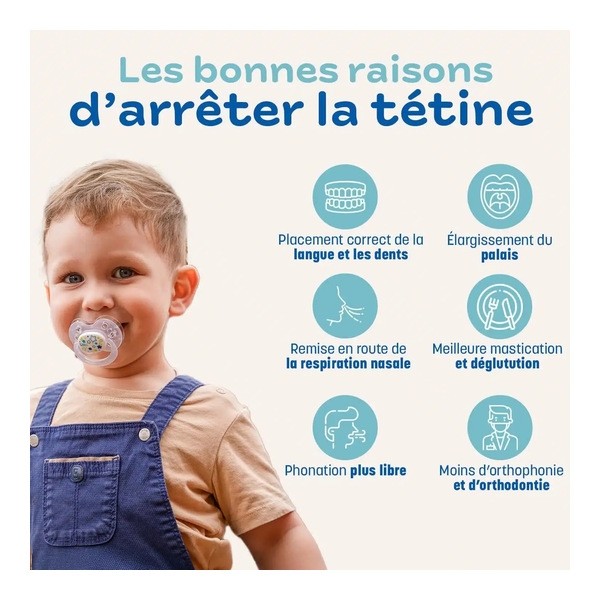 Tétine de sevrage Clipp