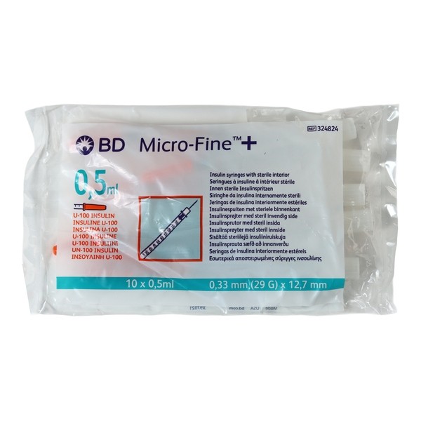 BD Microfine + Seringue à insuline 29 G