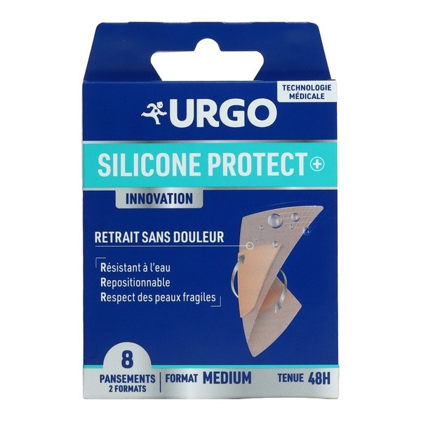 Urgo Pansement Silicone Protect+ prédécoupé