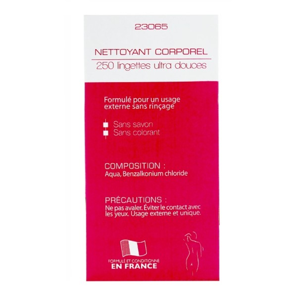 Ront nettoyant corporel lingettes