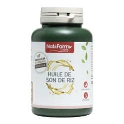 Nat et Form Huile de son de riz capsules