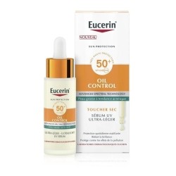 Eucerin Oil Control Sérum solaire UV ultra léger SPF 50+