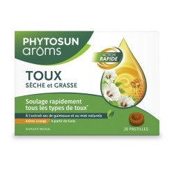 Phytosun Arôms pastilles toux sèche et grasse