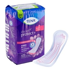 Tena Discreet Night Serviettes de nuit Normal 5 gouttes