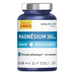 Granions Magnésium bisglycinate et marin 360 mg
