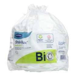 Stérilux Pads Rectangles de soin en coton Bio