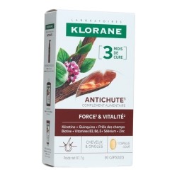 Klorane Antichute Force et Vitalité capsules