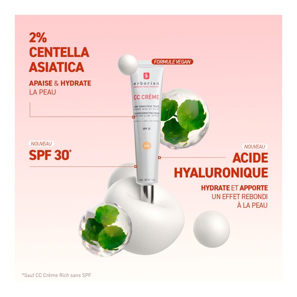 Erborian CC crème soin correcteur teinté SPF 30