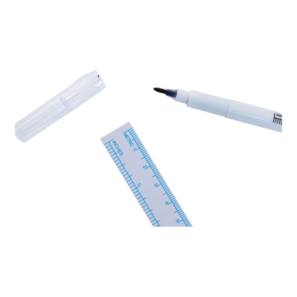 Comed marqueur cutané stérile avec règle
