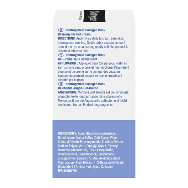 Neutrogena Collagen Bank Gel crème yeux revitalisant