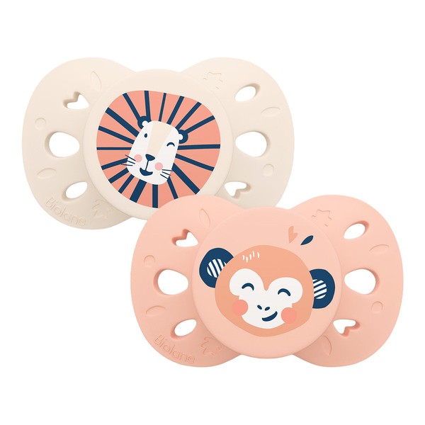 Biolane Sucette anatomique silicone 6-18 mois