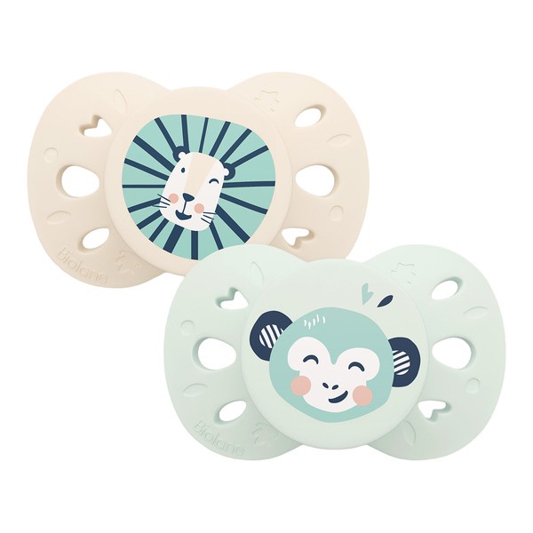 Biolane Sucette anatomique silicone 6-18 mois