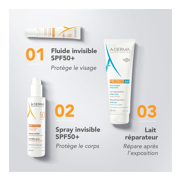 A Derma Protect spray solaire SPF 50+