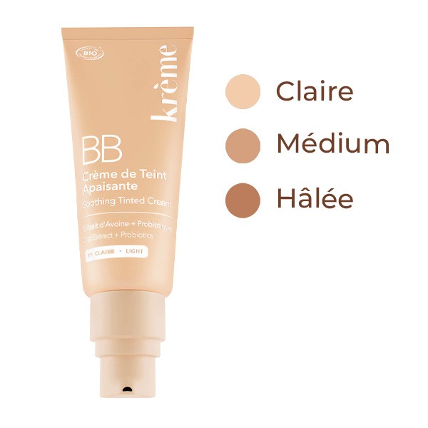 Krème BB Crème de Teint Apaisante bio