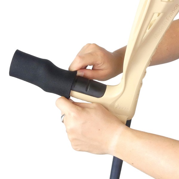 Poignées confort néoprène pour canne anglaise
