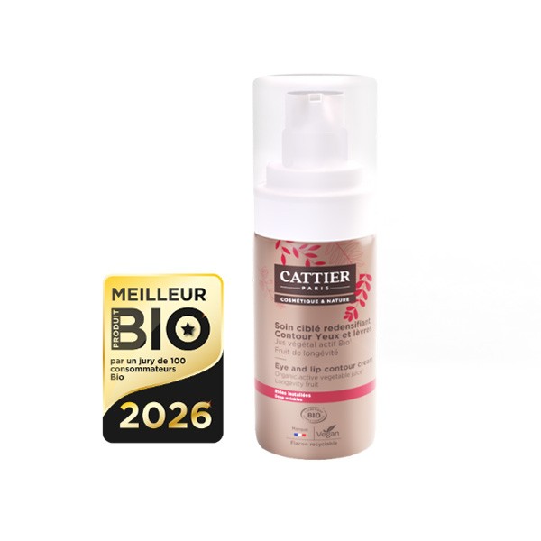 Cattier Soin ciblé redensifiant contour yeux et lèvres bio