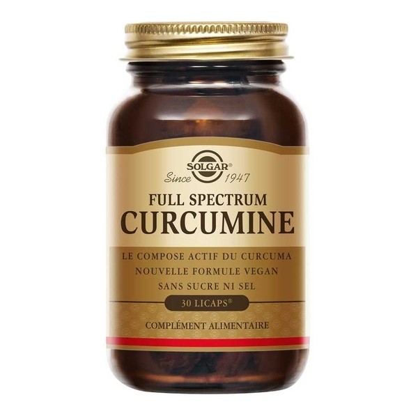 Solgar Full Spectrum Curcumine capsules