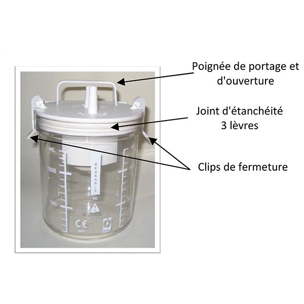 Aspirateur gastrique V7G