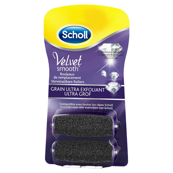 Scholl Velvet Smooth recharge ultra exfoliant 2 unités