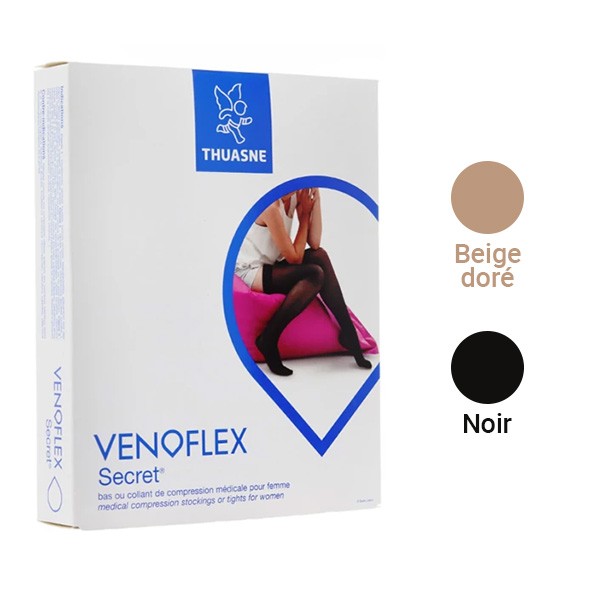 Venoflex Secret  Bas de Contention Pieds Ouverts Femme Classe 3