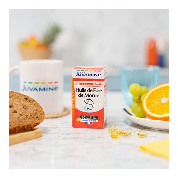 Juvamine Huile de foie de morue capsules